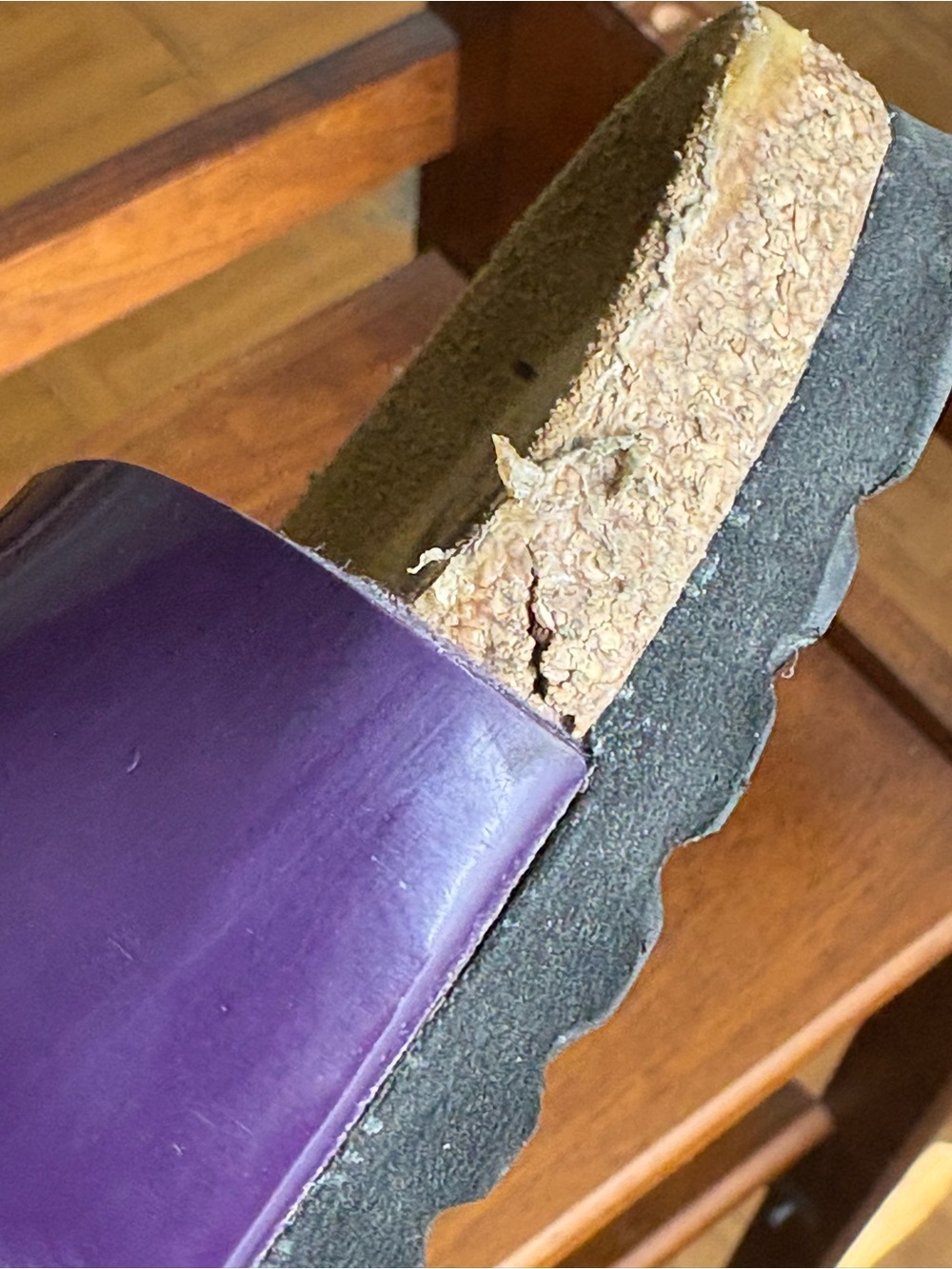 Birkenstock 42 Patent Plum Purple Arizona Sandals - Picture 12 of 14